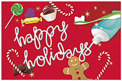 Holiday Treats Postcard D2221P-B
